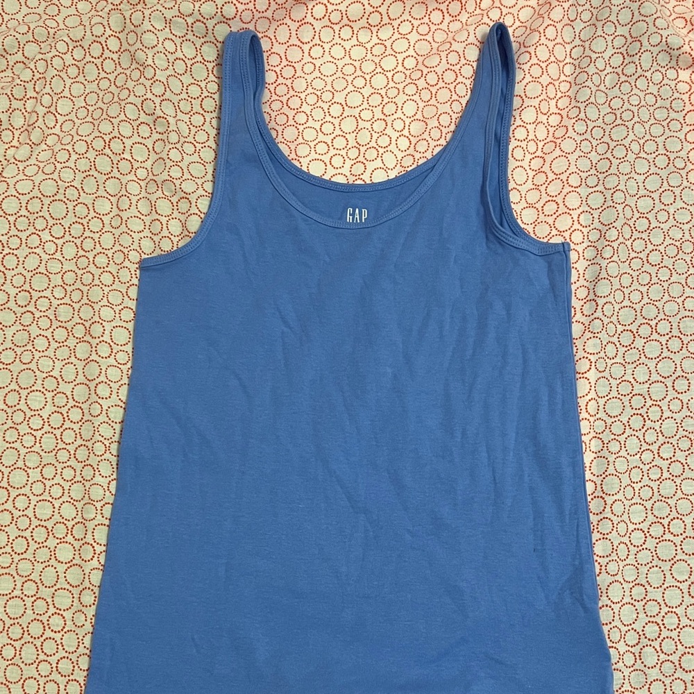 GAP Women's Vibrant Blue Tank Top